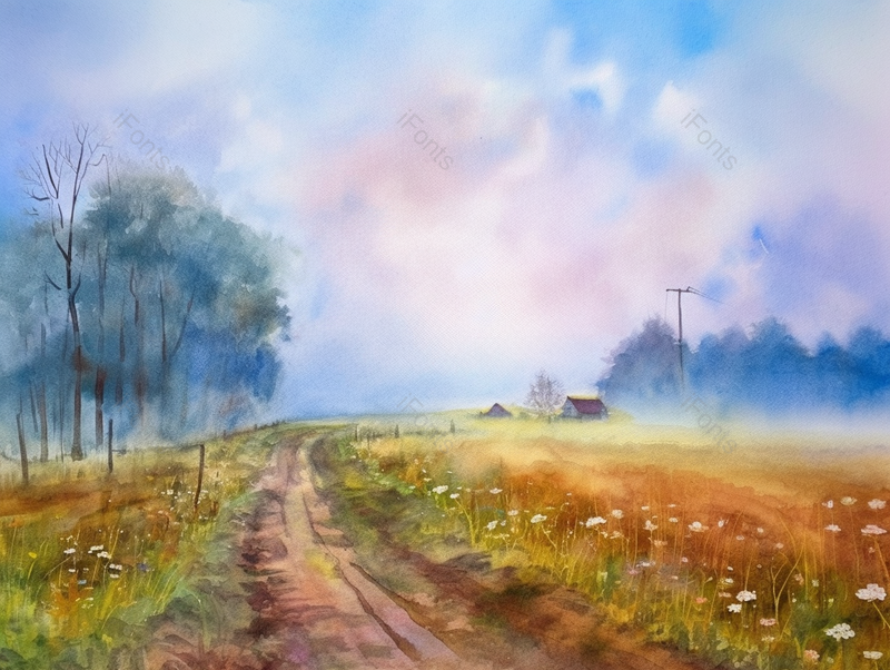 户外的天空水彩画背景,插画/手绘图,插画/手绘图库,插画/手绘图下载,插画/手绘